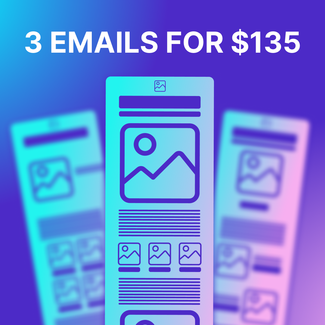 3 Emails (50% OFF)
